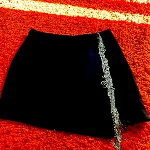 Zara mini skirt with rhinestone details